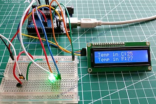 LM35 Temperature Sensor with Arduino