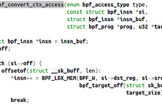 Understanding struct __sk_buff