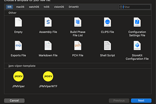Xcode Template