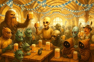 The Beer Hall at the End of the Universe