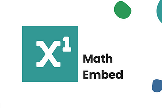 Embed math equations in your articles.