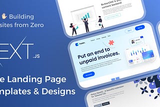 Free Nextjs Landing Page Templates Blog Text