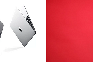 Apple Minimalist Design & Coco-Cola Red & Black Design
