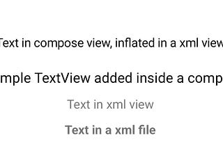 Using Jetpack compose and xml combined