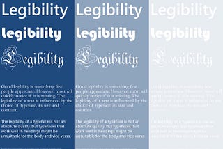 Legibility: how to make text convenient to read