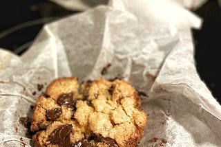 Skillet chocolate chip cookie