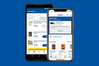 Designing Tesco’s new grocery app.