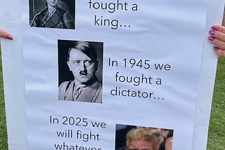 A poster showing resistance to Kings