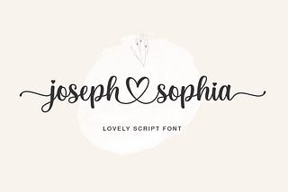 Joseph Sophia Regular Font : Free Font Download