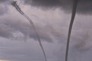 Twin Water Spouts, Honolulu, Hawaii