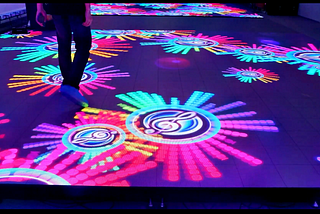 P3.91 Interactive LED floor screen