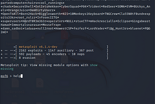 Metasploit console