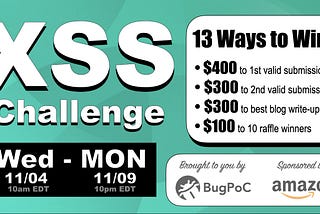 BugPoC XSS CTF CHALLENGE!