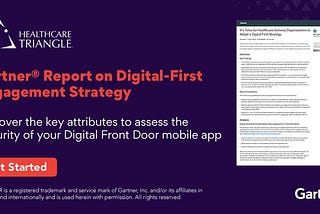 Gartner® Report on Patient Engagement Strategy | Digital Front Door