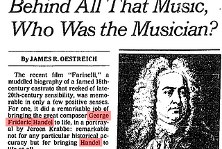 Handel and his Hidden Life Behind Music