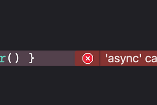 async/await in Swift