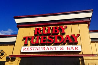Ruby Tuesday Expects the New Menu to Save its Downfall Revenue