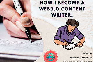 How I became a web3.0 content writer