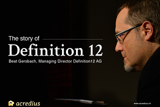 The Story of Definition12