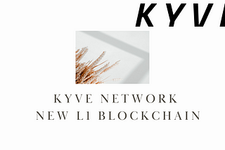 KYVE network new L1 blockchain