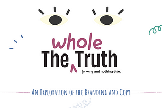 Banner image with the logo of The Whole Truth.