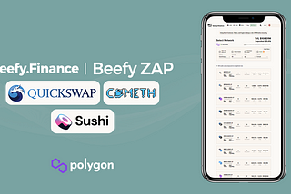 ZAP! One-Click Beefy Vault Investing on Polygon