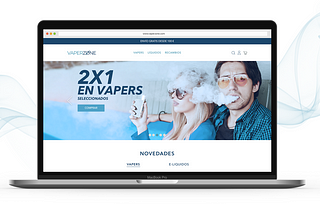 Cigar Store e-commerce (Vaperzone)— A UX/UI case study