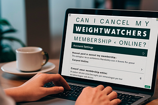 Can I cancel my Weight Watchers membership online?