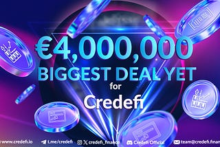 🚀 Credefi Secures €4,000,000 Bond Tokenization Deal — A Game-Changer for DeFi! 🚀