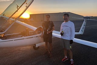 Kempton & Alex fly 1002km