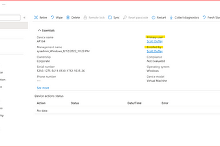 About Intune Primary User