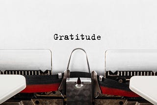 Why gratitude matters. By Victoria Rader