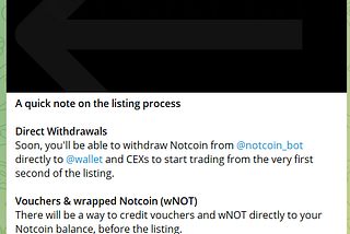 How to withdraw and sell NOT (Notcoin) token, step-by-step instructions.