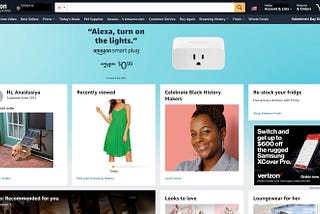 Challenging Interface: Amazon