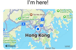 How to display the user’s current location on iOS