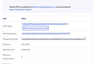 Lottery Game using Solidity and ChainLink VRF