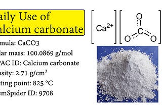 use of calcium carbonate