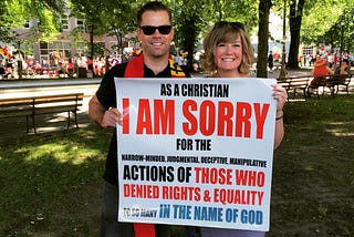 An Evangelical Pastor at his first Pride Parade