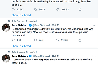 Tulsi, Hillary and…the Russians?
