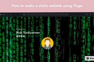 How to create static web sites using Hugo-Github Pages