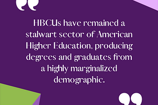 The HBCU Series: Enrollment