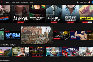 Netflix Interface Critique