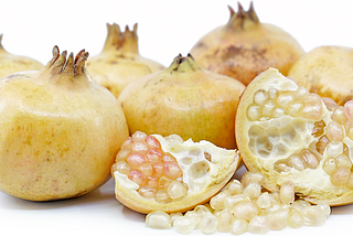 Babylonian White Pomegranate (Punica Granatum)
