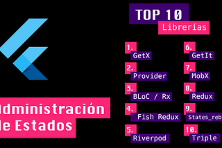 Top 10 librerías para administrar estados en Flutter