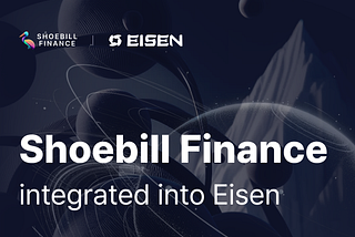 Eisen Partners with Shoebill