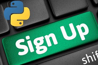 3 Fundamental steps to build a Sign-Up Form with Python