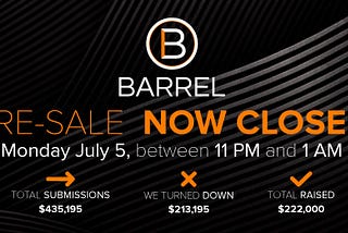 bernard.finance — $BARREL Pre-sale closed / Launch details