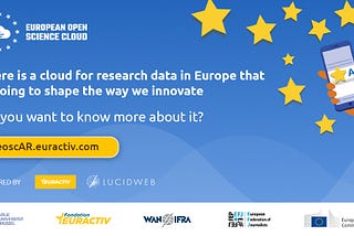 Reach out for our Augmented Reality-Stars to learn more about European Open Science Cloud