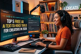 Top 5 Free AI Text-to-Voice Platforms for Creators in 2026