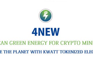 4New — Tokenized Electricity